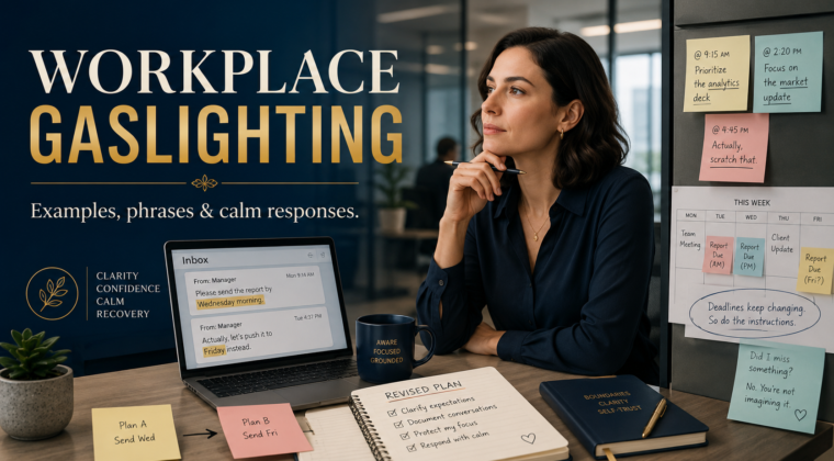 Workplace gaslighting examples and responses for employees dealing with manipulation at work