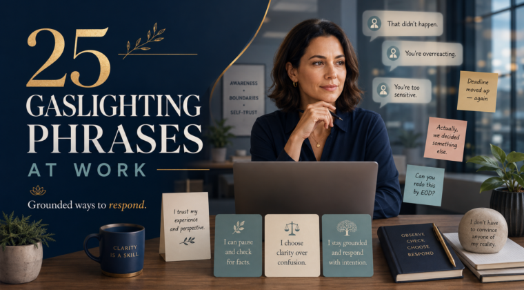 25 gaslighting phrases at work and grounded professional responses