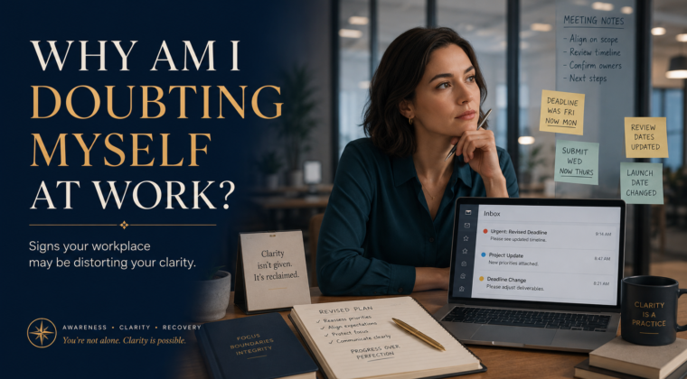 Signs of workplace gaslighting making an employee doubt themselves at work