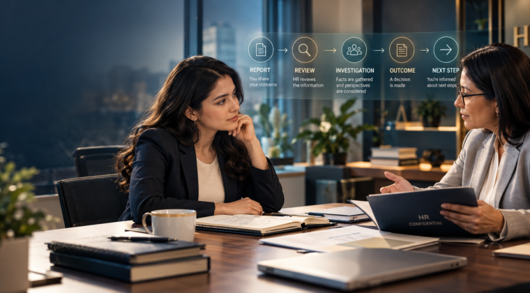 What happens after reporting a toxic boss to HR